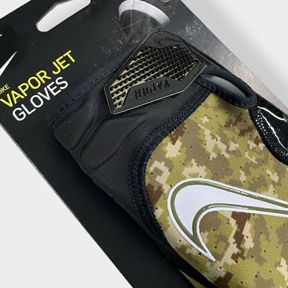 Nike Vapor Jet Football Gloves 6.0 Mens Salute To Service Camo size Medium New - Picture 6 of 11